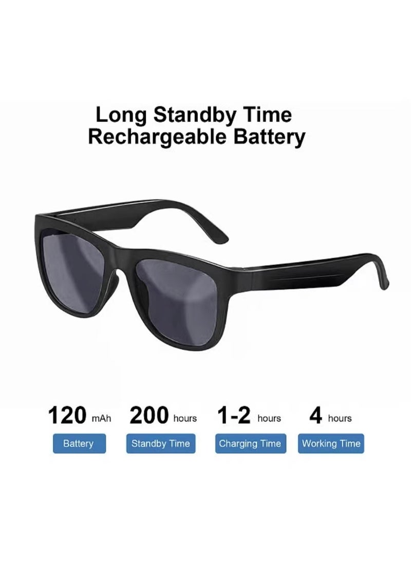 general Smart Sunglasses Bluetooth Headphones Bilateral Stereo Sound Hands-Free Calling Music Audio Mic Sunglasses High-Efficiency Sunscreen, UV400 Protection - Image 3