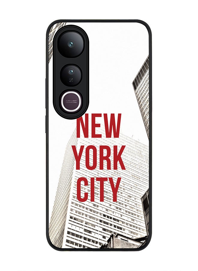 Stylizedd For vivo V50 Lite Case,Slim fit Camera Protection, Shockproof Thin Phone cover  - New York - Skyscraper