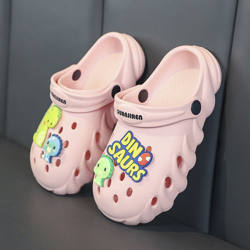 Children'S Sandals Girls Cute Cartoon Non-Slip Indoor Home Slippers Students Junior High School Cave Shoes Boys Toe Slippers - Image 2