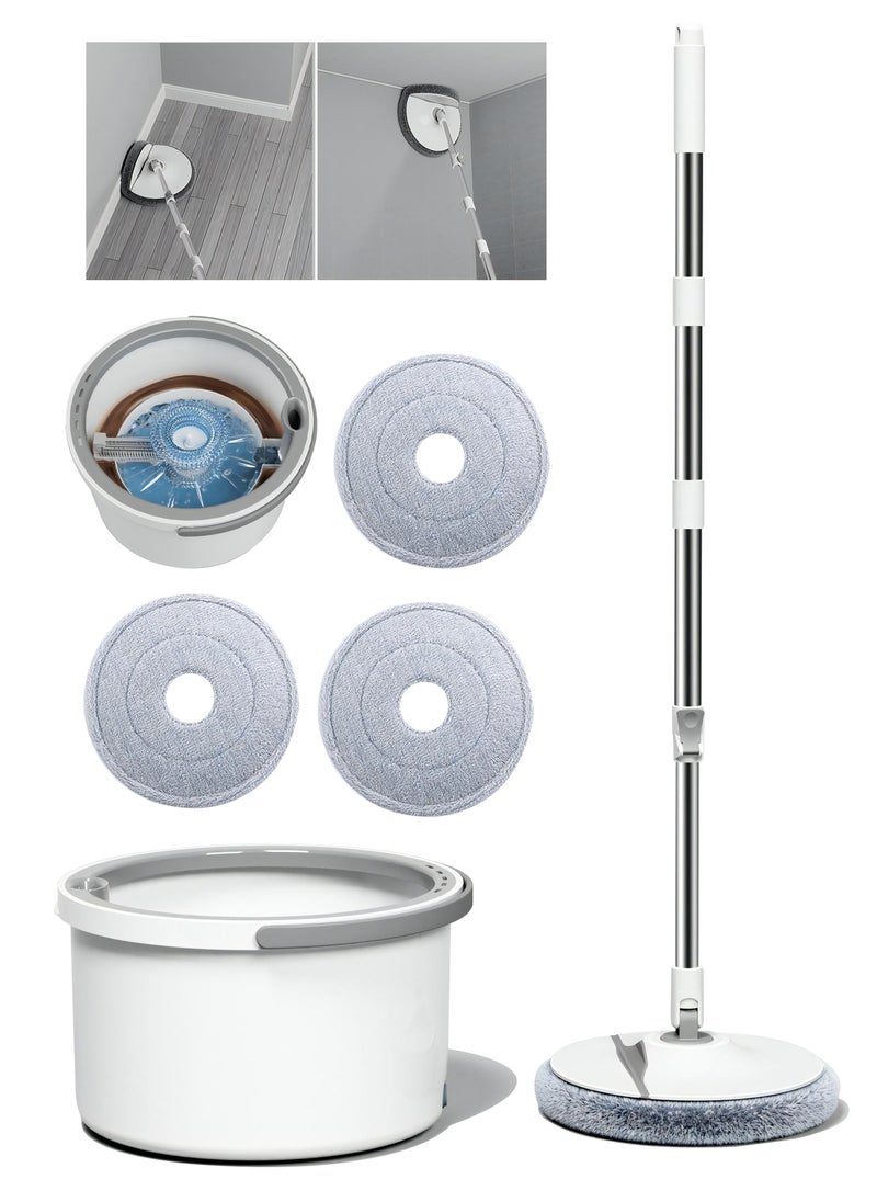 Foldable Spin Mop for Cleaning Floor and Corner, 4 Pcs Pads, Save Water Design Mop Bucket Set with Separation Dirty and Clean Water System, 360° Rotating Mop and Stainless Steel Mop Bar - pzsku/ZAF2BC00FD141C3559489Z/45/_/1727246154/a8ee4f33-ba17-4795-b826-68571f4f2e4e