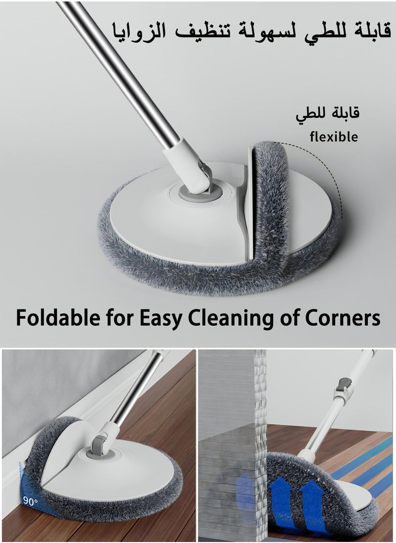 Foldable Spin Mop for Cleaning Floor and Corner, 4 Pcs Pads, Save Water Design Mop Bucket Set with Separation Dirty and Clean Water System, 360° Rotating Mop and Stainless Steel Mop Bar - pzsku/ZAF2BC00FD141C3559489Z/45/_/1727246165/f14a915c-8010-4ac7-ae7e-72879a62b9ea