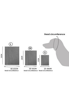 DaMohony DaMohony Dog Ear Cover, Pet Ear Covers for Bath, Neck and Ears Warmer for Dog Cats, The Grooming and Force Drying Tool for Anxiety Relief& Calming Dogs  - Image 3