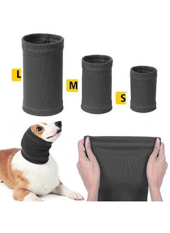 DaMohony DaMohony Dog Ear Cover, Pet Ear Covers for Bath, Neck and Ears Warmer for Dog Cats, The Grooming and Force Drying Tool for Anxiety Relief& Calming Dogs  - Image 2