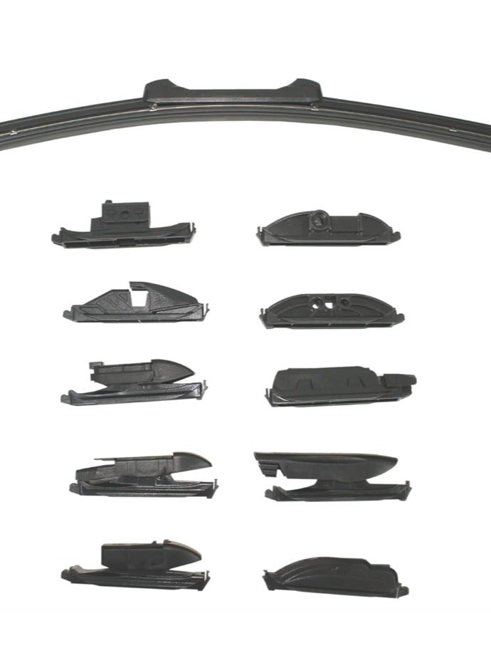 Generic Premium Car Wiper Blades - All-Weather Performance, Quiet Operation (20'')  - Image 2