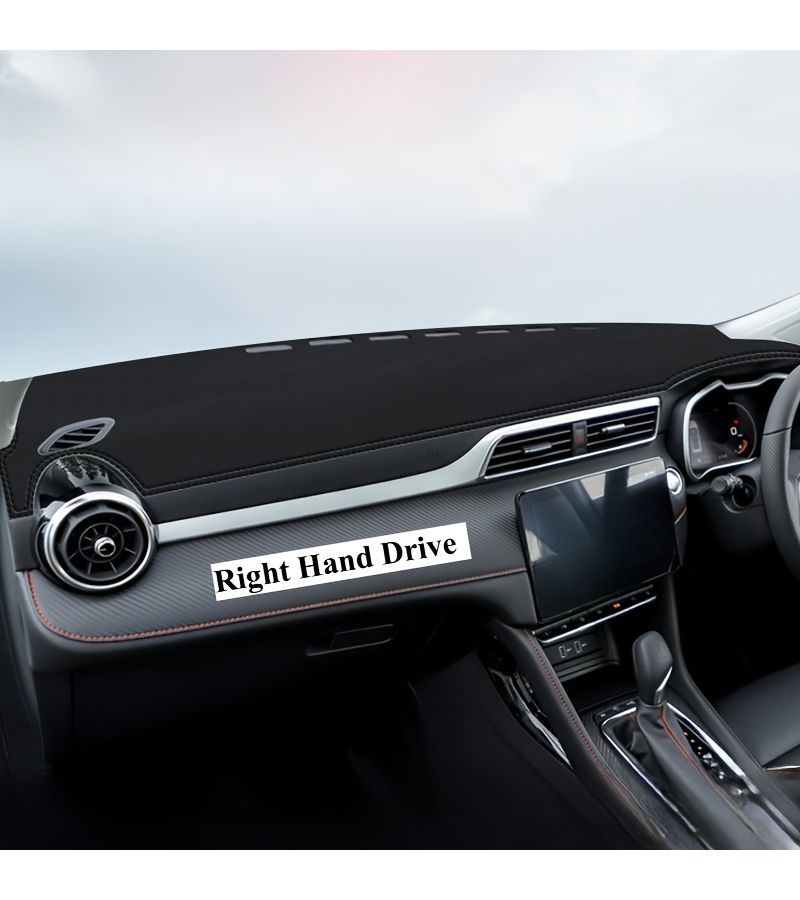 Black Double Line Dashboard Cover for MG ZS Sun Visor Pad Left Hand Drive - Image 4