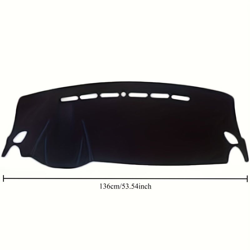 Black Double Line Dashboard Cover for MG ZS Sun Visor Pad Left Hand Drive - Image 2