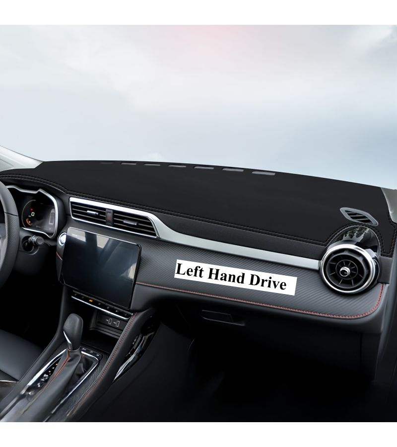 Black Double Line Dashboard Cover for MG ZS Sun Visor Pad Left Hand Drive - Image 5