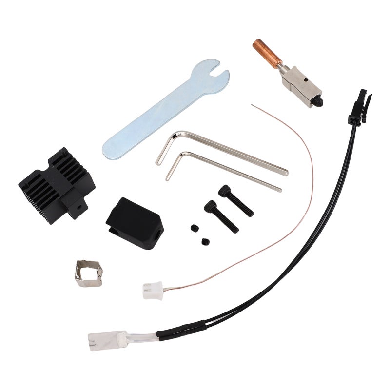 Hotend Kit Replacement for QIDI X-Plus 3 X-Max 3 X-Smart 3 - Integrated Design Ceramic Heater 280℃ - Hardened Steel Nozzle 450℃ for 3D Printing - Image 4