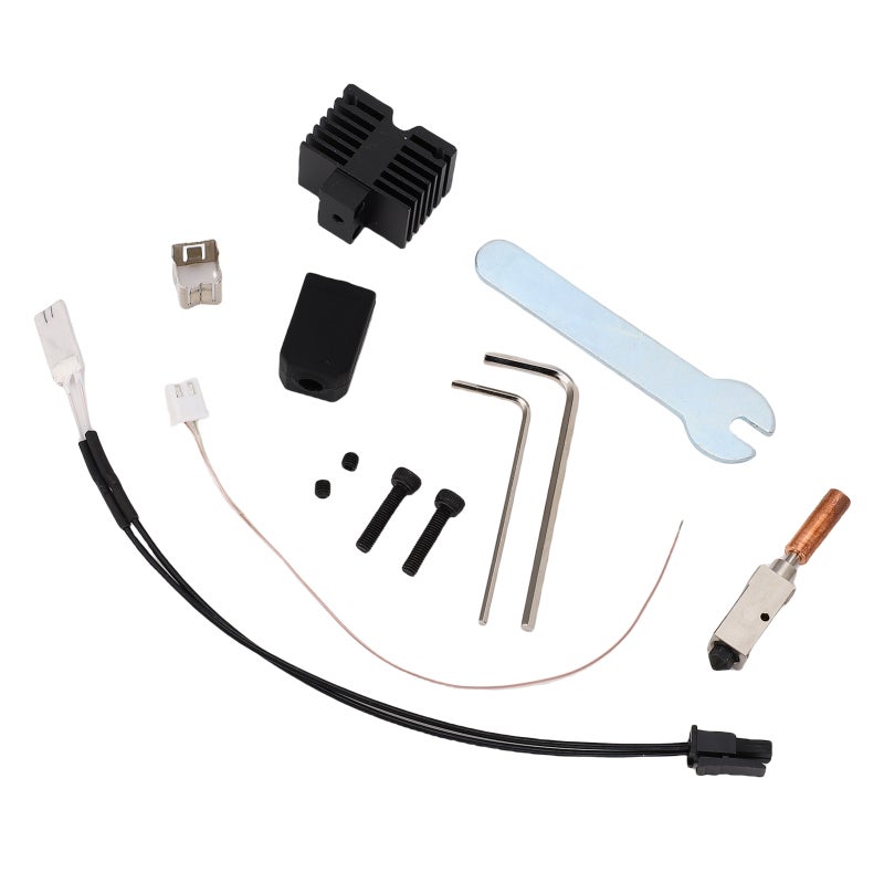 Hotend Kit Replacement for QIDI X-Plus 3 X-Max 3 X-Smart 3 - Integrated Design Ceramic Heater 280℃ - Hardened Steel Nozzle 450℃ for 3D Printing - Image 2