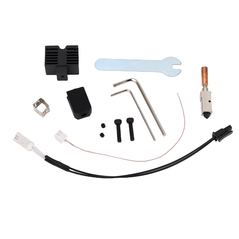 Hotend Kit Replacement for QIDI X-Plus 3 X-Max 3 X-Smart 3 - Integrated Design Ceramic Heater 280℃ - Hardened Steel Nozzle 450℃ for 3D Printing - Image 1