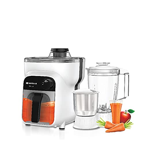 Havells Havells Acrylonitrile Butadiene Styrene Stilus Juicer Mixer Grinder 500W With 3 Jar Grey White 500 Watts  - Image 1