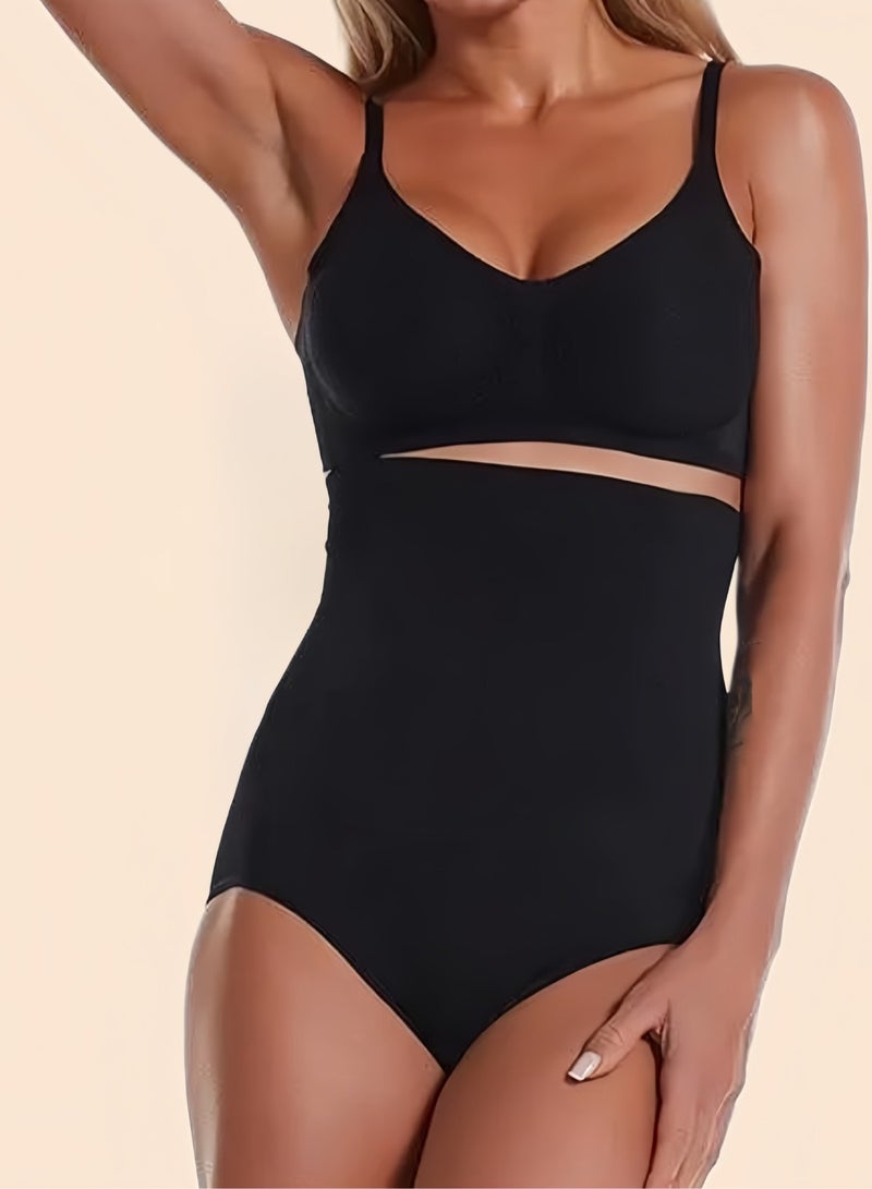 2packs Women High Waist Tummy Control Seamless Thong Panties Butt Lifting Shapewear Underwear For Lady After Postpartum Safty Panties Under Dress - Image 2