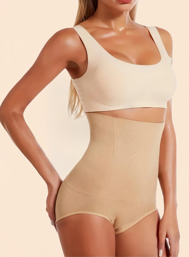 2packs Women High Waist Tummy Control Seamless Thong Panties Butt Lifting Shapewear Underwear For Lady After Postpartum Safty Panties Under Dress - Image 4