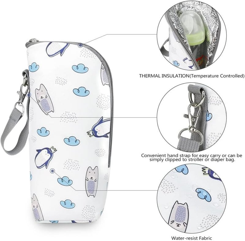 Excefore Insulated Bag, Portable Breastmilk Storage Tote, Milk Bottle Warmer for Breastmilk or Formula, Travel and Outdoor Activities - Image 2