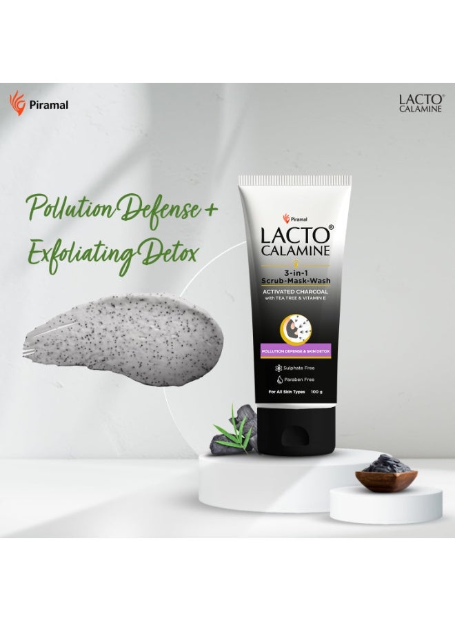 لاكتو كلامين لاكتو كالامين 3 في 1 مقشر للوجه - قناع - غسول للوقاية من التلوث - Image 5
