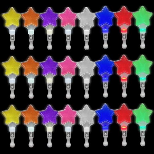 M.best Mbest 24pack Glow Sticks Party Supplies Glow in The Dark Party Favors for Kids and AdultsLED Light up Party Gifts for Halloween Weddings Dances Birthdays Concerts - Image 5