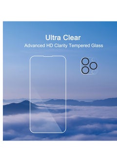 Ailun Ailun 3 Pack Screen Protector for iPhone 14 Pro Max [6.7 inch] + 3 Pack Camera Lens Protector,Sensor Protection,Dynamic Island Compatible,Case Friendly Tempered Glass Film,[9H Hardness] - HD  - Image 4