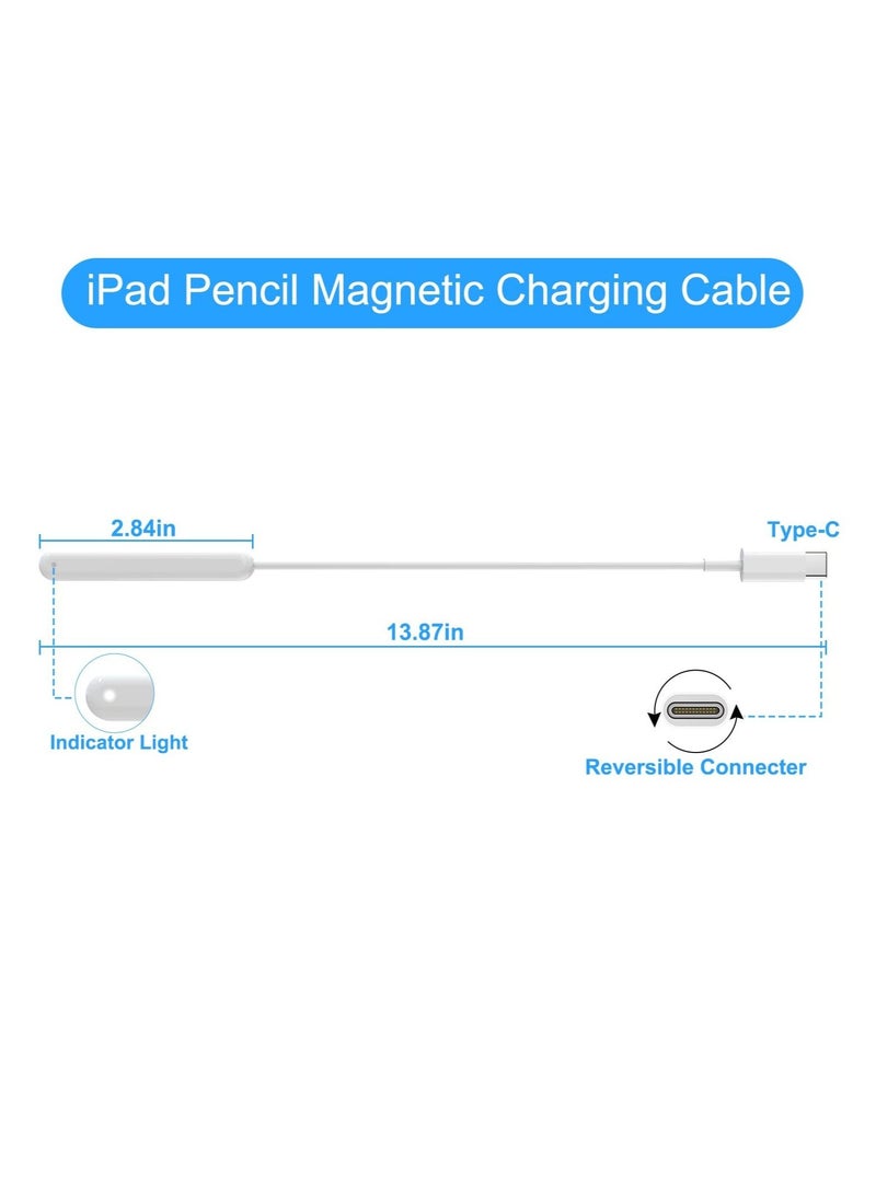 Captaintech Magnetic Charger Compatible with Apple Pencil 2nd Generation, Lightweight and Convenient Charging Adapter for Ipencil 2nd Generation - Image 3