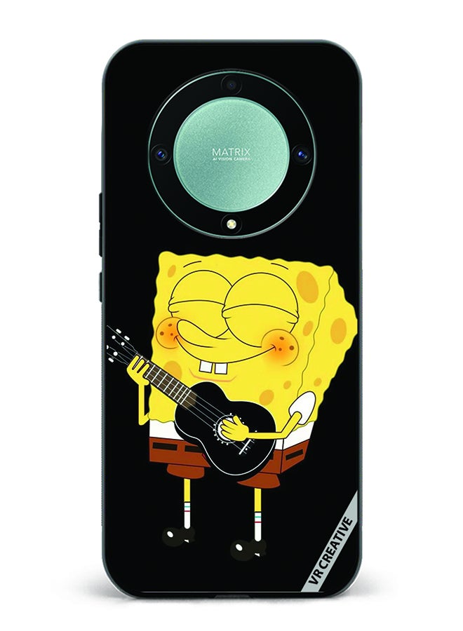 VR CREATIVE Protective Case Cover For Honor X9b Spongebob With Guitar Design Multicolour  - Image 1