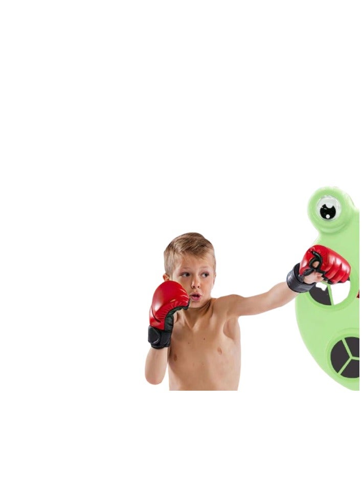 راكسوم آلة الملاكمة اللكمة، آلة الملاكمة مع الموسيقى، الأطفال، بلوتوث، آلة الملاكمة الموسيقية الذكية LED مع قفازات الملاكمة، الملاكمة الإلكترونية، مدرب الملاكمة المثبت على الحائط، هدية للأطفال باللون الأسود - Image 4