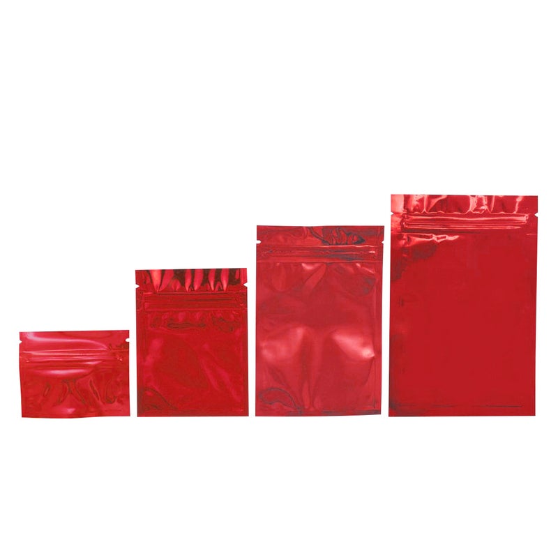Double-Sided Bright Color Aluminum Foil Self-Sealing Bag Aluminized Sample Bag Powder Cosmetic Food Packaging Bag - Image 1