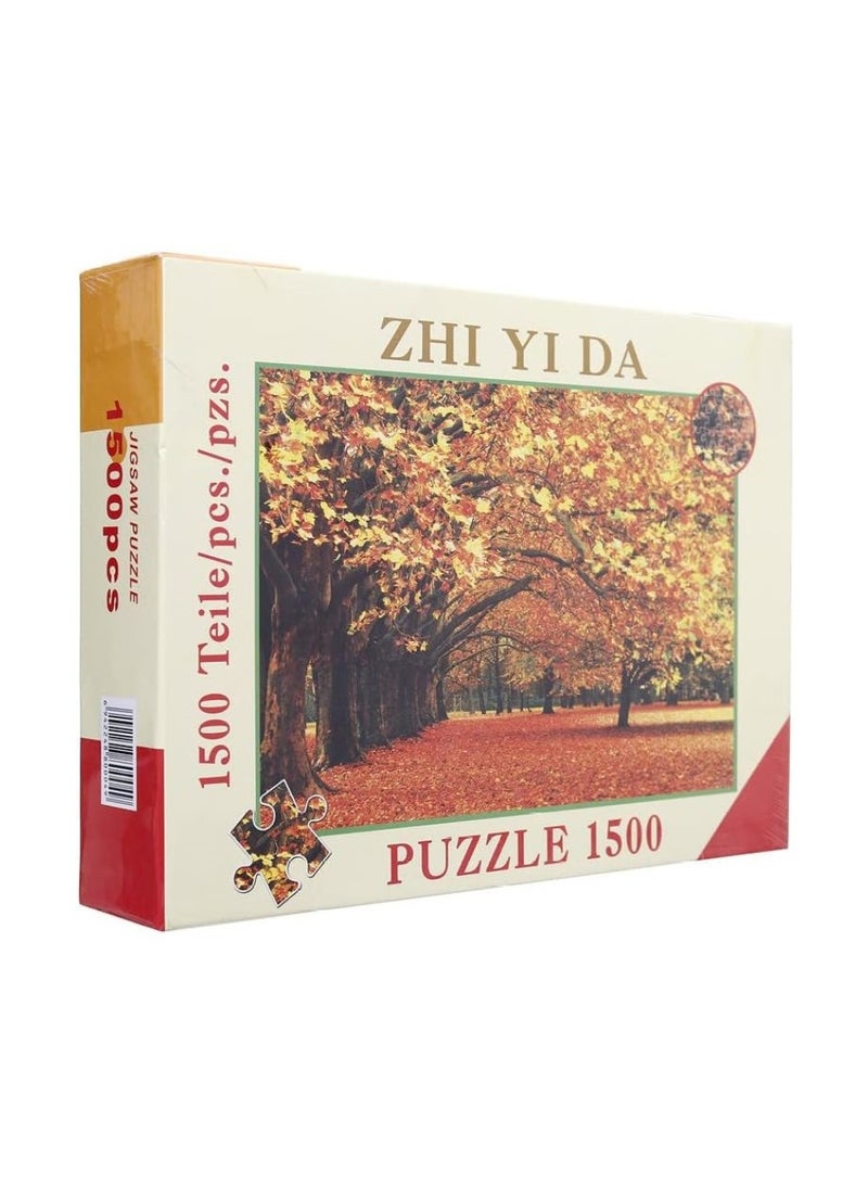 1500 Piece Puzzle Challenge Your Creativity and Intelligence  Perfect Gift and Family Time Activity  High Quality and Vibrant Colors  - Image 2