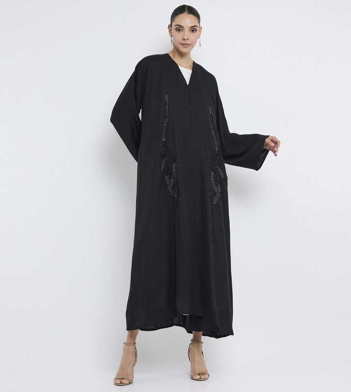 ROZA Stylish hand work abaya - Image 1