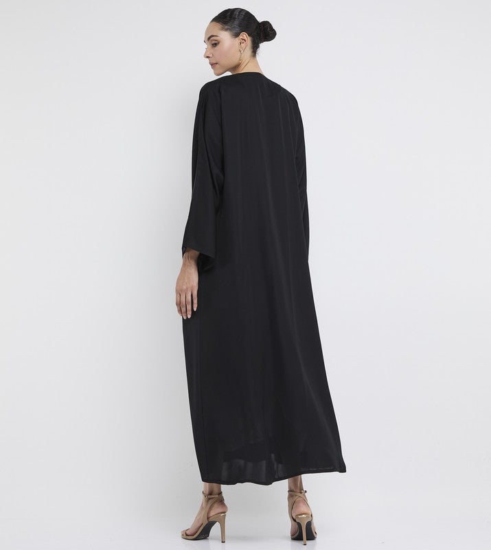 ROZA Stylish hand work abaya - Image 4