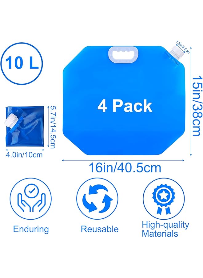 Oasisgalore Ice Bath Bags 10L Large Capacity Bathtub Freezer Water Bag Cold Plunge Tub Accessories Applicable for Athletes Portable Ice Barrel Cold Therapy（4Pcs）  - Image 5