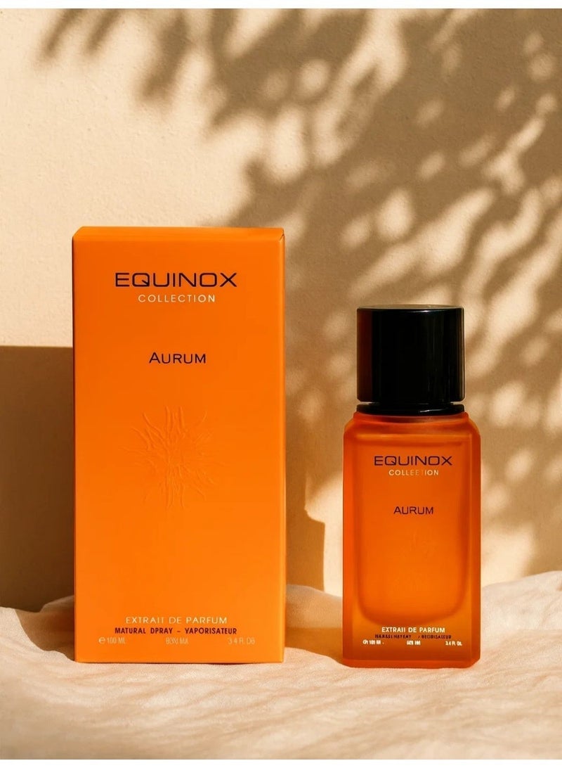 Hermoso Aurum Equinox Collection Extrait De Parfum 100ml – Luxury Long-Lasting Perfume | Fruity, Woody & Sweet | Premium Unisex Fragrance - Image 2