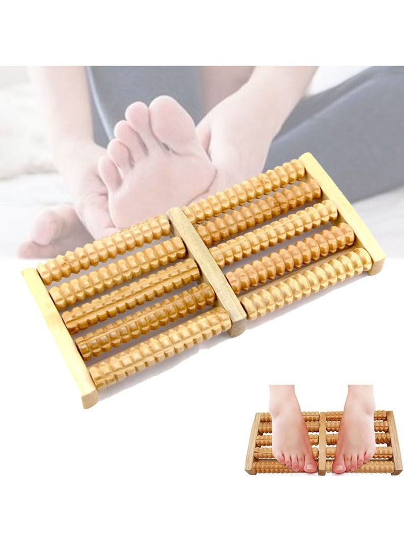 Wooden Foot Massager Relax Roller Foot Care Massage Tools Meridian Massager - Image 4