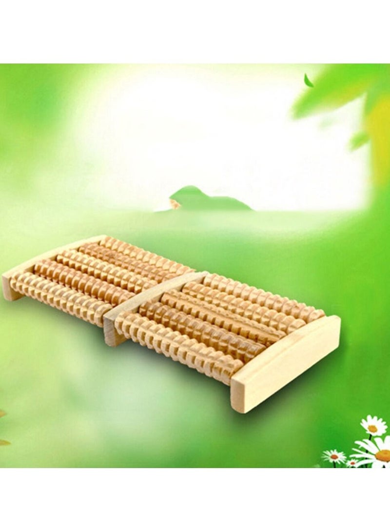 Wooden Foot Massager Relax Roller Foot Care Massage Tools Meridian Massager - Image 1