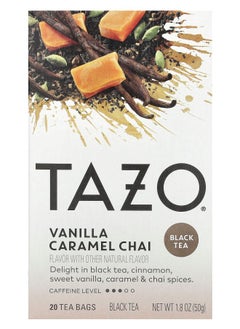 TAZO Black Tea Vanilla Caramel Chai 20 Tea Bags 1.8 oz (50 g) 