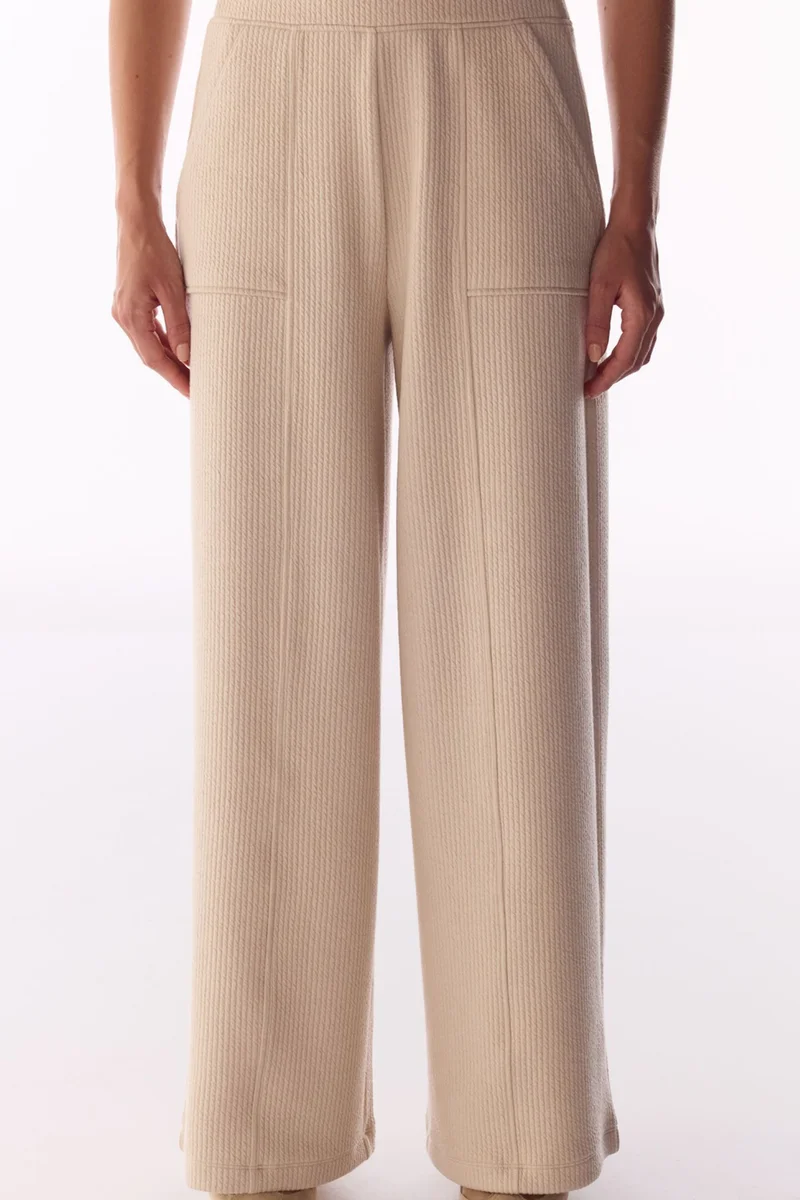 Penti PENTI Pastel Ribbed Stitch Detail Pants