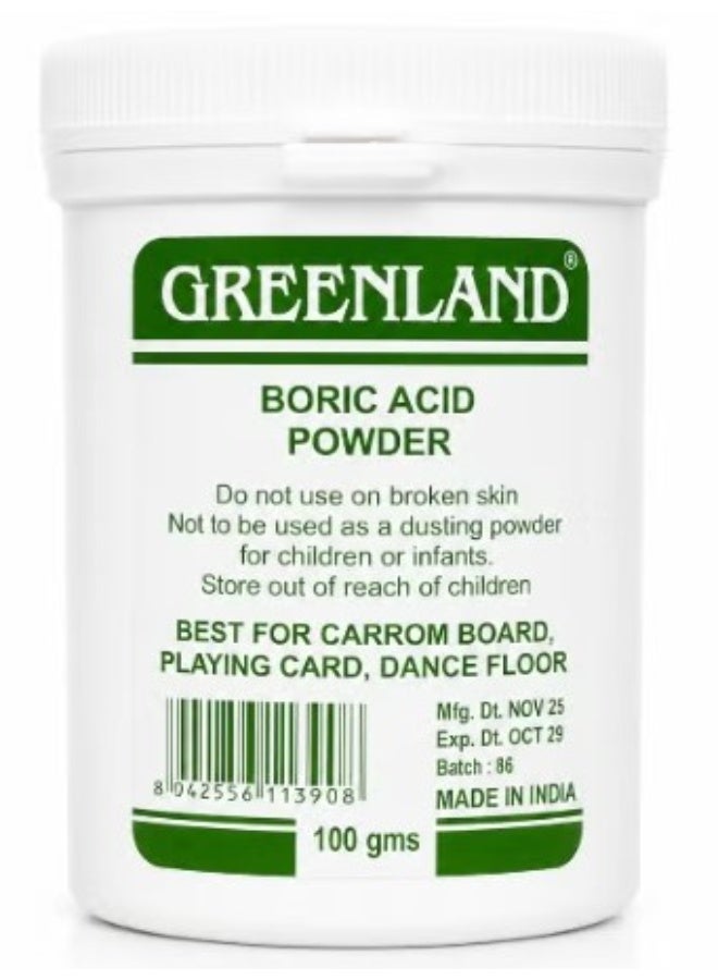 Greenland Boric Acid Powder 100g – High Purity Fine Powder for Household & Multi-Purpose Use - Image 1