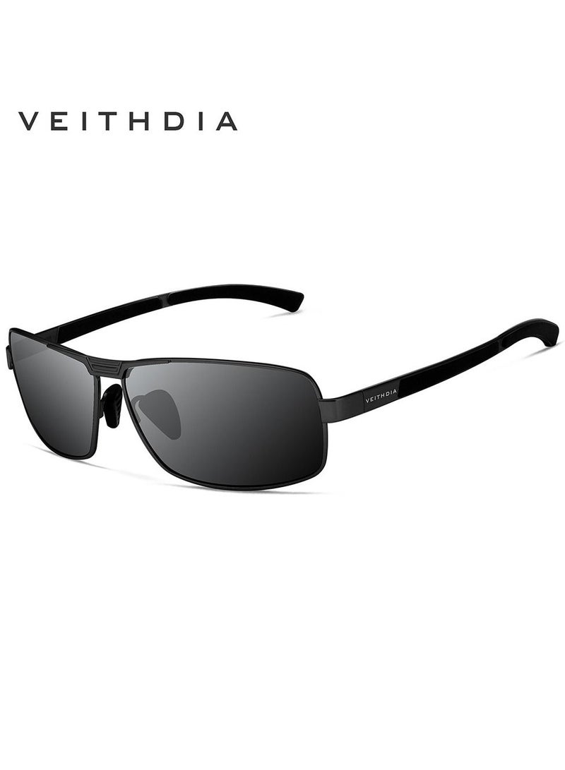 Veithdia Men's Box Polarized UV Resistant Sunglasses - Image 1