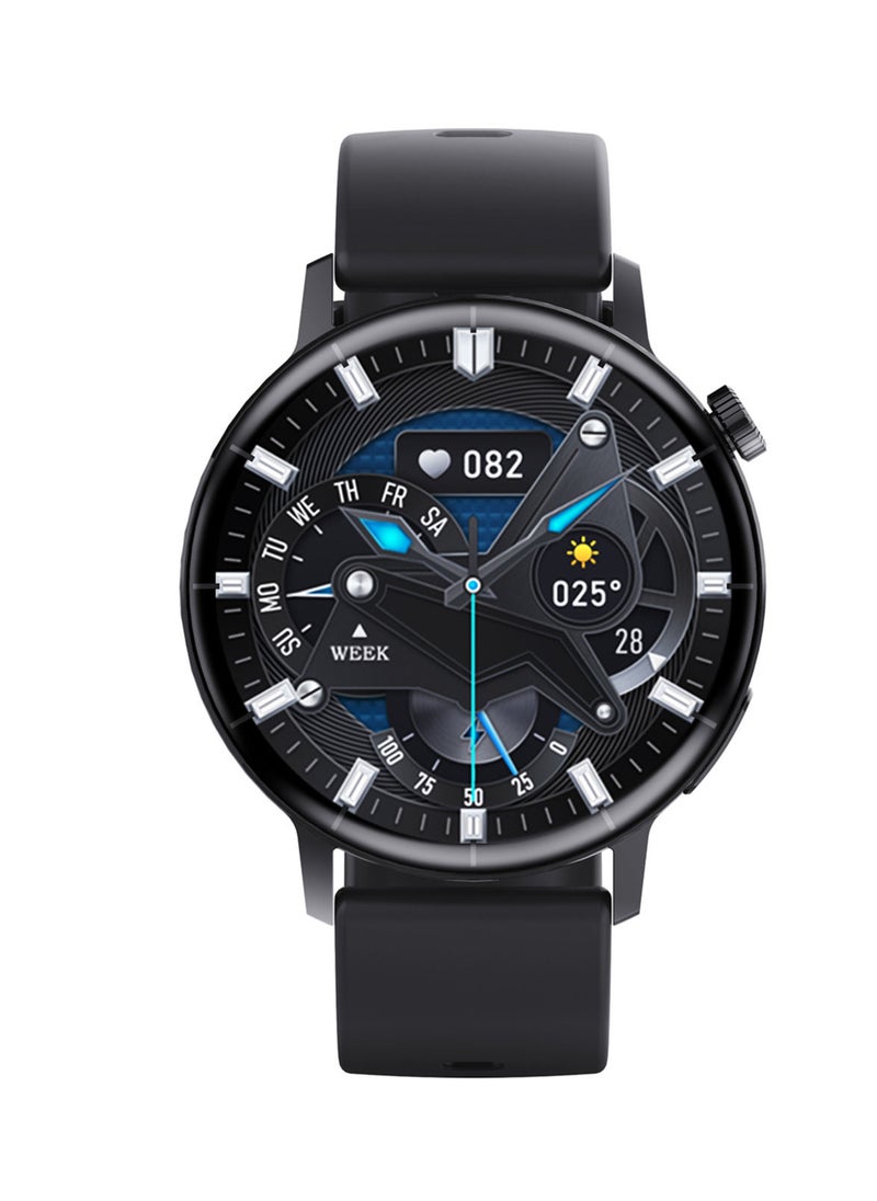 Generic F22R Smart Watch Men BT Call Blood Sugar Calculator Body Temperature Monitor IP67 Waterproof Sport Smartwatch Black  - Image 1