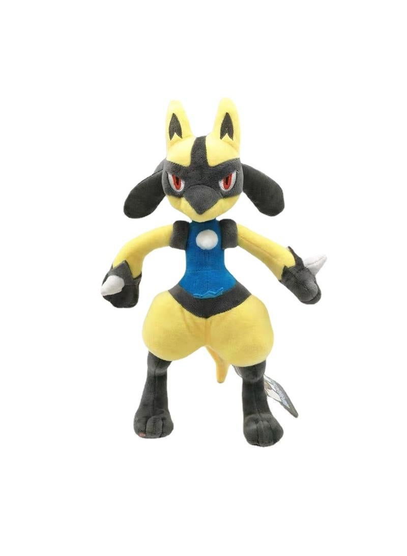 Bluejw 1-Piece Pocket Monsters Figure Lucario Plush Toys 29cm - Image 1
