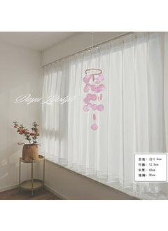 Generic Boho Chic Shell Wind Chime Kids Bedroom Decor Gift Pink shell wind chimes (finished products have been prepared) 