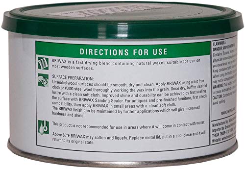 Briwax Original Furniture Wax 16 Oz - Golden Oak - Image 2