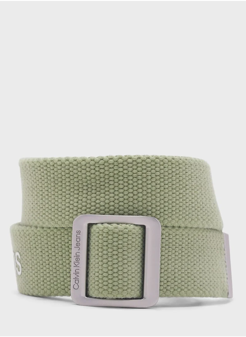 Calvin Klein Jeans Kids Canvas Logo Belt