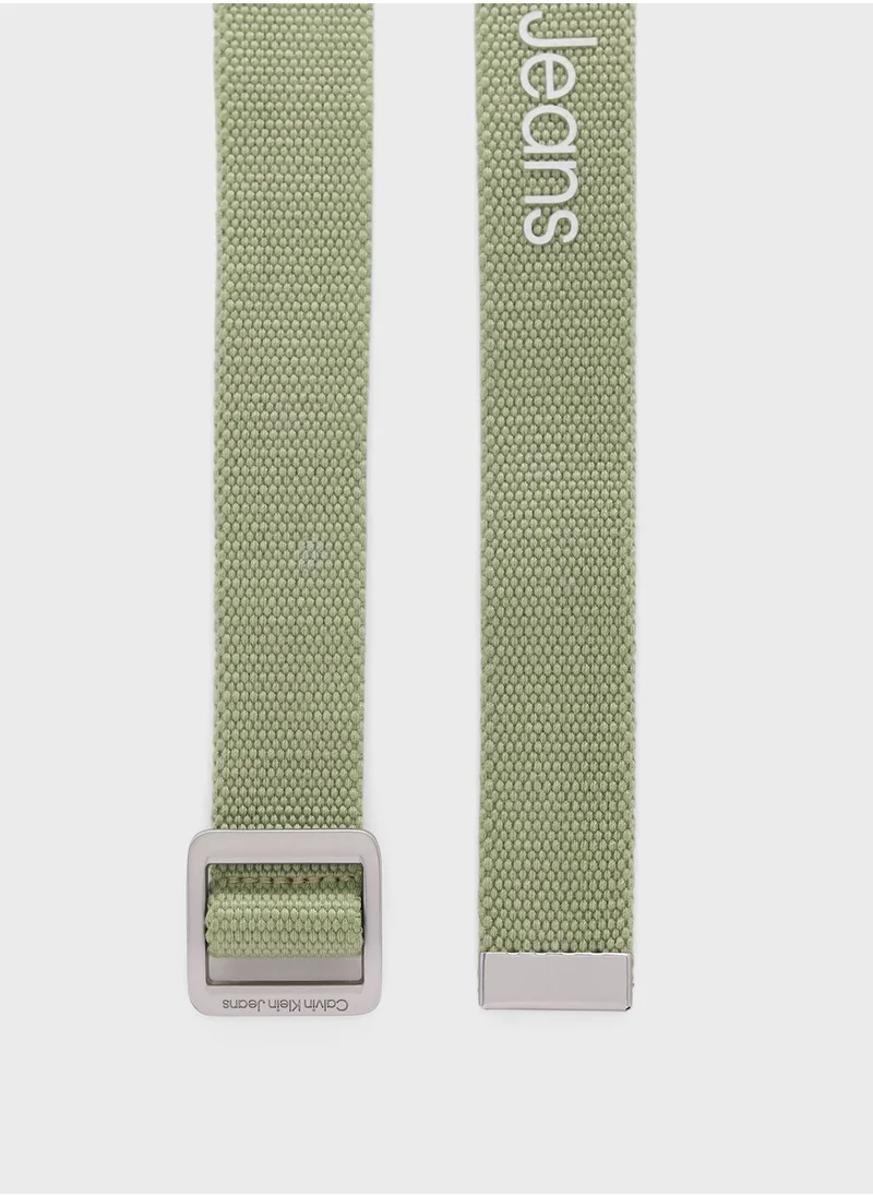 Calvin Klein Jeans Kids Canvas Logo Belt