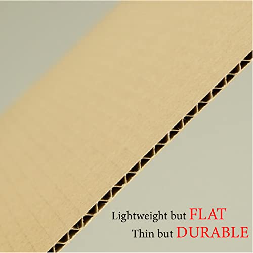 ANSSDO Premium Kraft Brown Corrugated Pads - 200 Packs, 3.5x4.5 Inch, Bulk Flat Cardboard Sheets for T-Shirts, Shipping, Mailing, Cardboard Crafts - Image 3