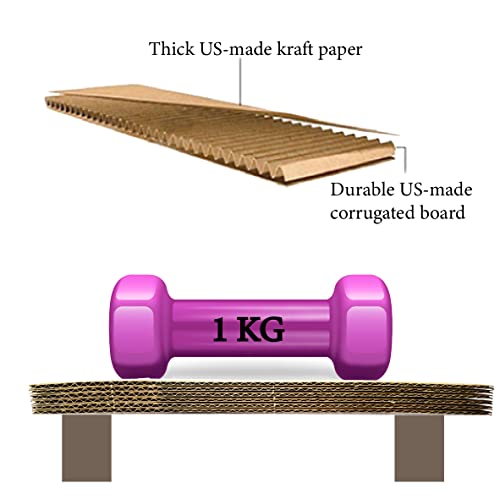 ANSSDO Premium Kraft Brown Corrugated Pads - 200 Packs, 3.5x4.5 Inch, Bulk Flat Cardboard Sheets for T-Shirts, Shipping, Mailing, Cardboard Crafts - Image 4