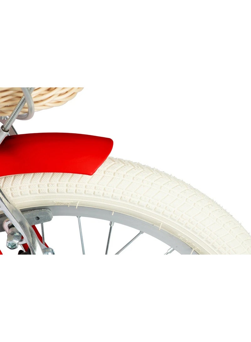 SPINN Pixie 1 Kids Bike 16″ Red — Aluminum Frame, 1 Speed, Training Wheels, for Ages 3–6 - Image 5