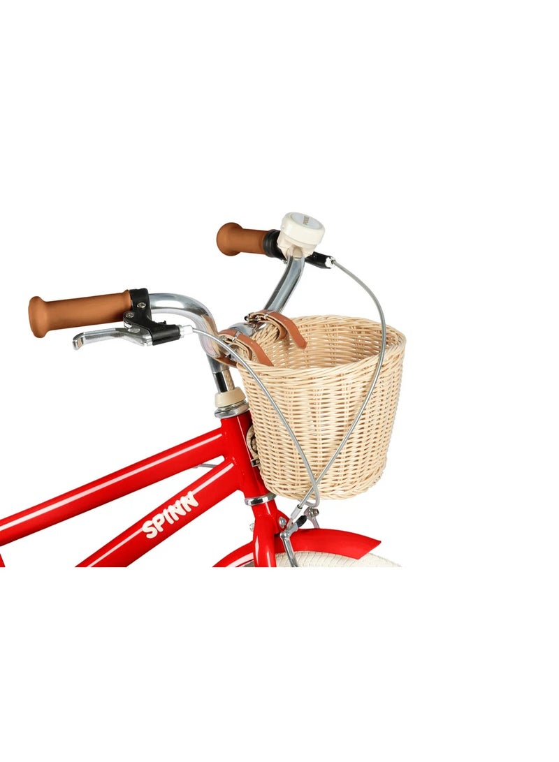 SPINN Pixie 1 Kids Bike 16″ Red — Aluminum Frame, 1 Speed, Training Wheels, for Ages 3–6 - Image 3