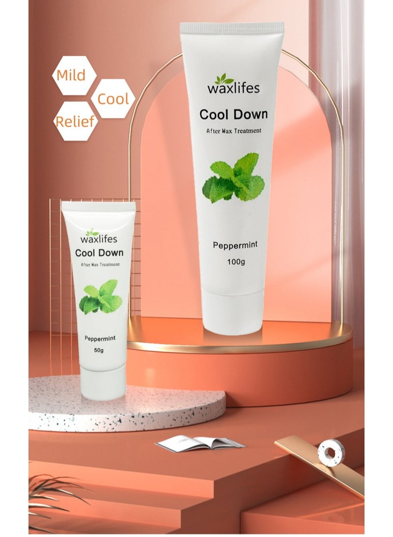 Joyeworld After Waxing Soothing Repair Cream Gentle Repair Cream for Sensitive Skin Redness Relief Moisturising & Nourishing Barrier Repair Treatment Cream，100g - Image 1