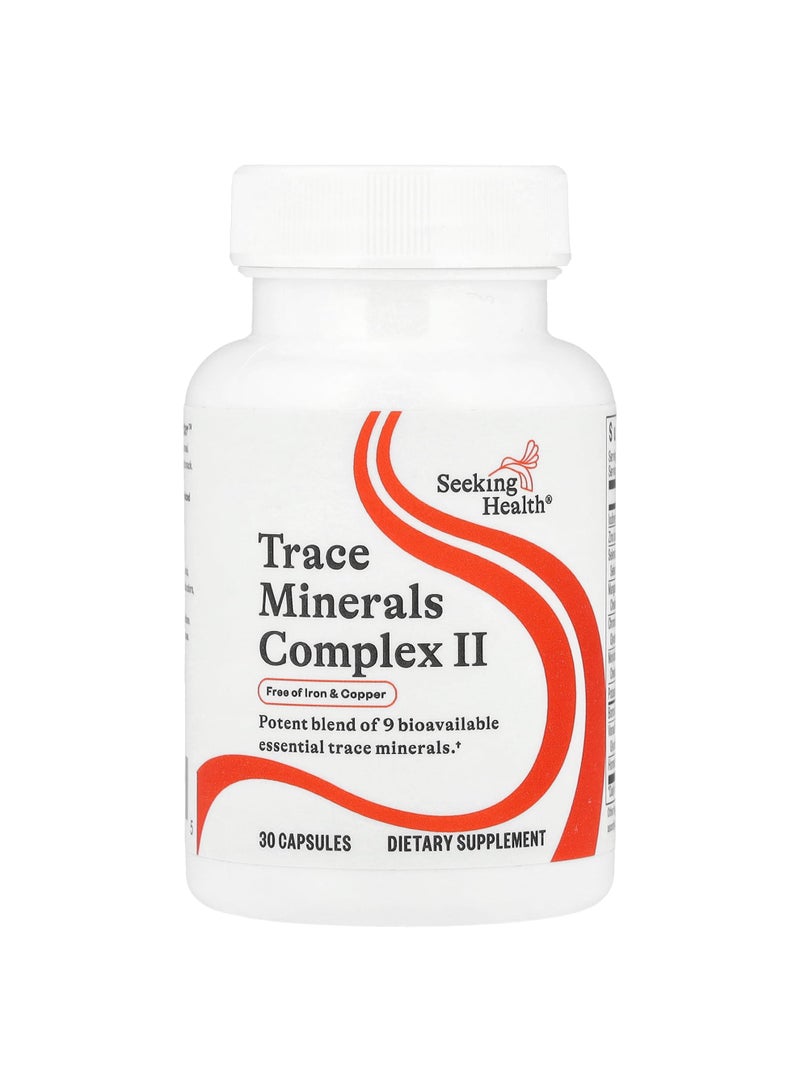 Seeking Health Trace Minerals Complex II, 30 Capsules