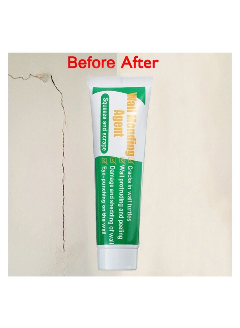 جوي وورلد معجون إصلاح الحائط، طقم إصلاح الحوائط الجافة، معجون إصلاح الحوائط الجافة، معجون إصلاح الحوائط مع مكشطة، طقم دعم ملء ثقب الحائط، حل سريع وسهل لملء ثقب الحائط ， 100 مللي - Image 2