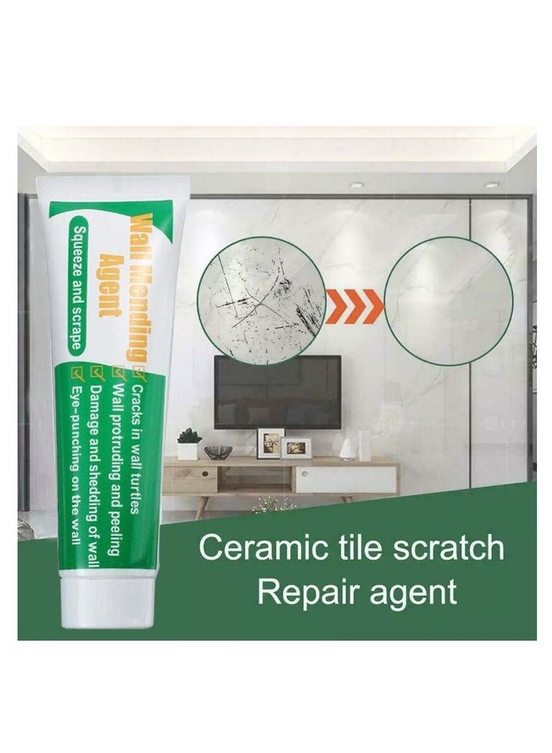 جوي وورلد معجون إصلاح الحائط، طقم إصلاح الحوائط الجافة، معجون إصلاح الحوائط الجافة، معجون إصلاح الحوائط مع مكشطة، طقم دعم ملء ثقب الحائط، حل سريع وسهل لملء ثقب الحائط ， 100 مللي - Image 3